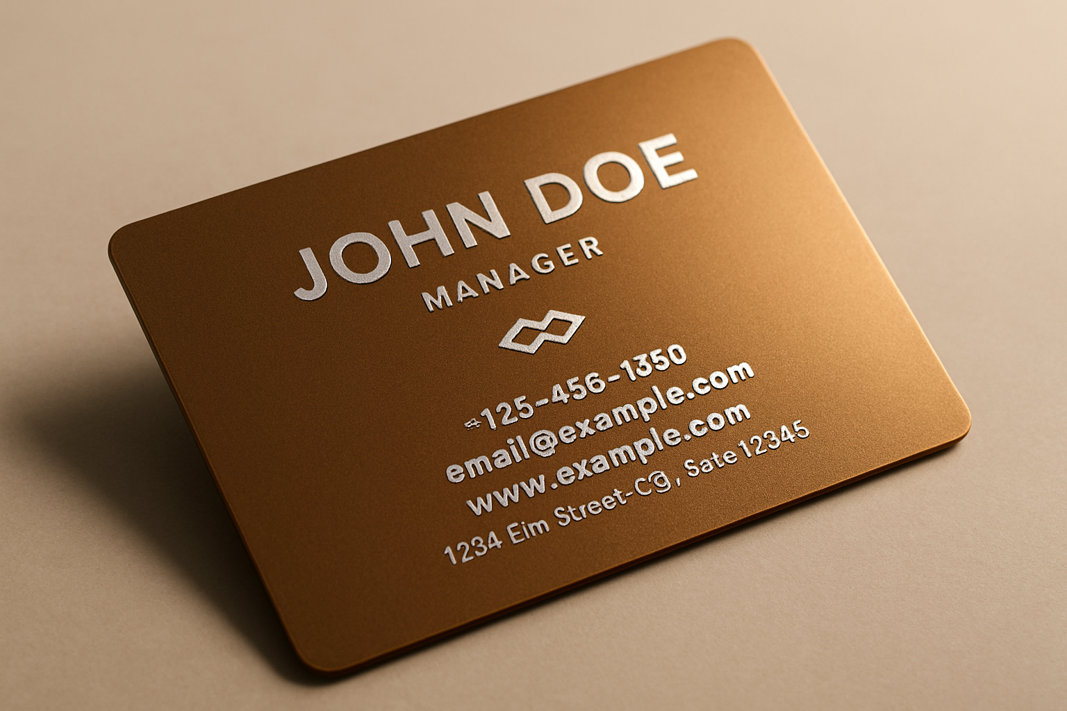 the words will appear silver